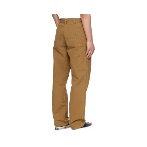 Logo-Patch Straight-Leg Trousers