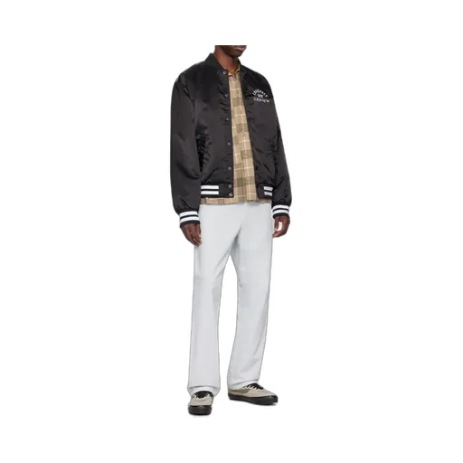 Single Knee Straight-Leg Trousers