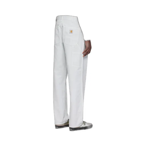 Single Knee Straight-Leg Trousers