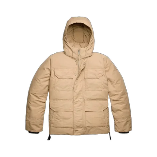 Hooded Pocketed Padded Jacket