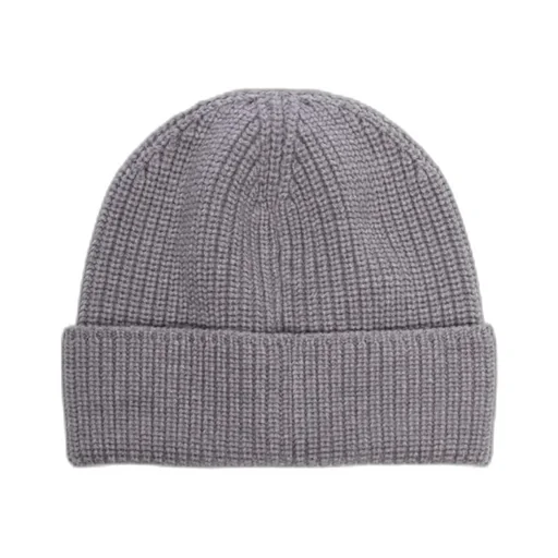Ribbed-Knit Logo-Patch Beanie