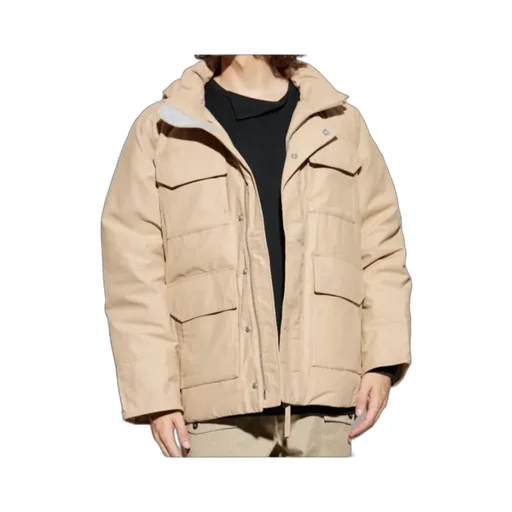 Hooded Pocketed Padded Jacket