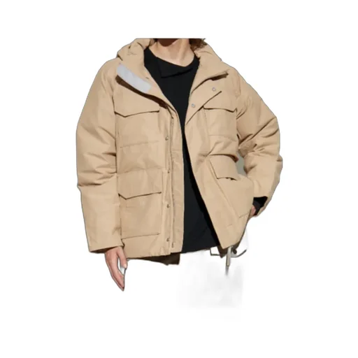 Hooded Pocketed Padded Jacket