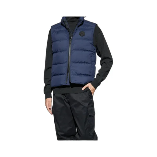 Quilted Logo-Patch Gilet
