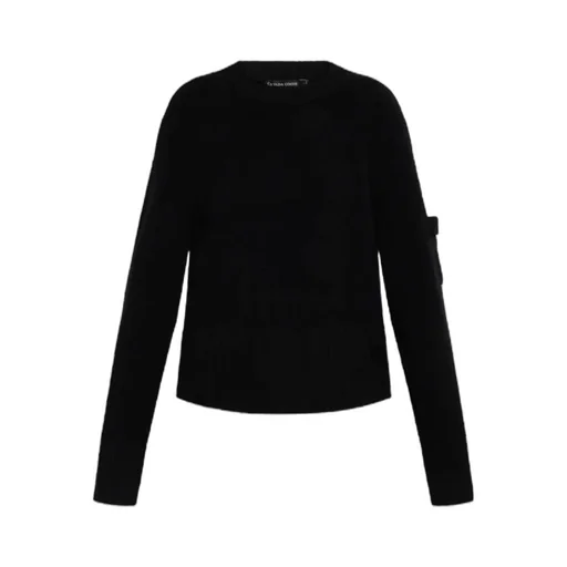 Ribbed-Hem Sweater