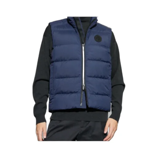 Quilted Logo-Patch Gilet