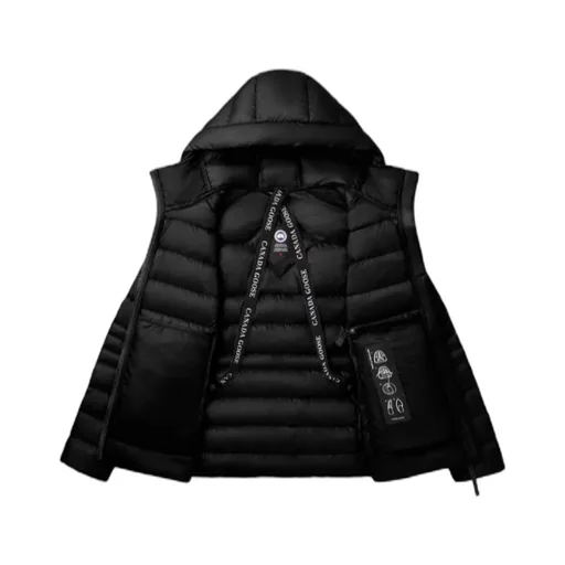 Logo Patch Zip-Up Padded Jacket