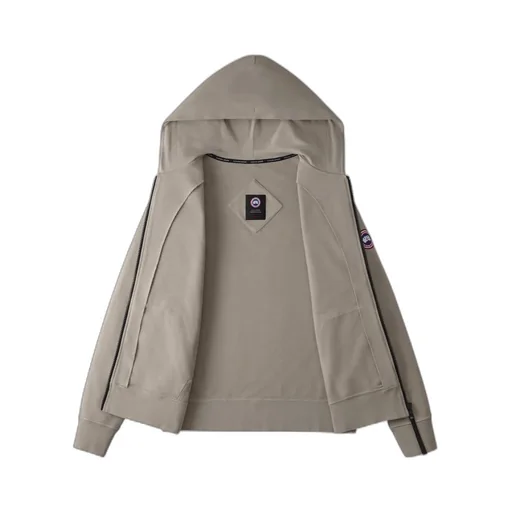 Huron Zipped Long-Sleeved Hoodie