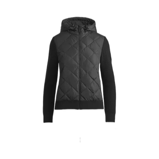 Hybridge Quilted Knit Hoodie