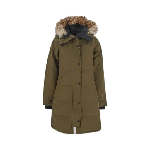 Logo Down Parka Coat