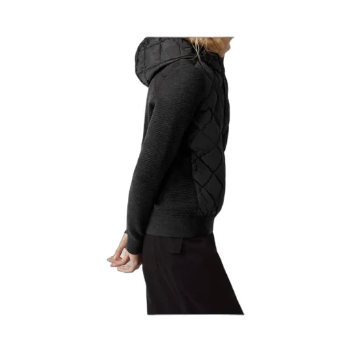 Hybridge Quilted Knit Hoodie