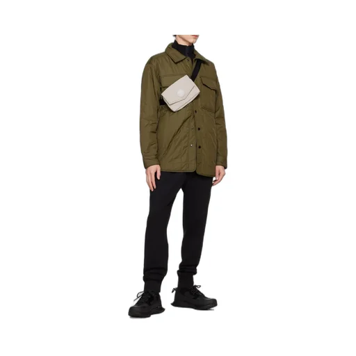 Logo-Patch Zipped Belt Bag
