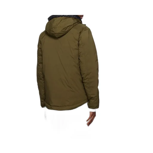 Zip-Up Hooded Down Jacket