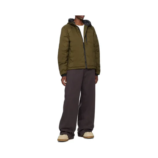 Zip-Up Hooded Down Jacket