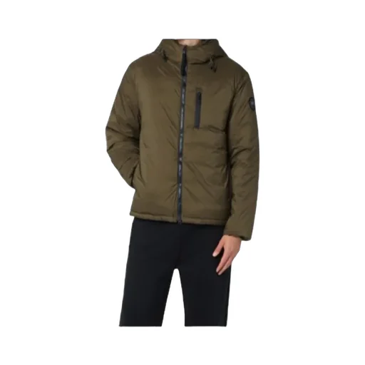 Zip-Up Hooded Down Jacket