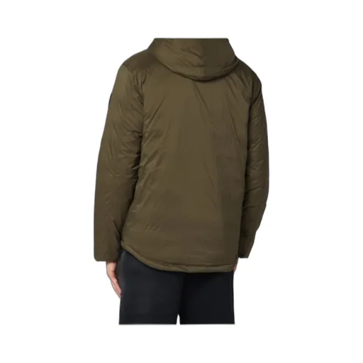 Zip-Up Hooded Down Jacket