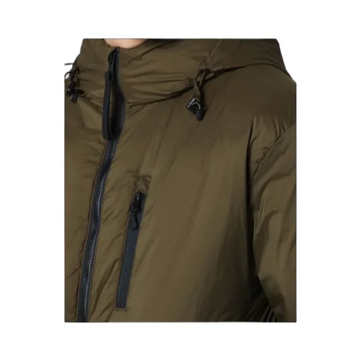 Zip-Up Hooded Down Jacket