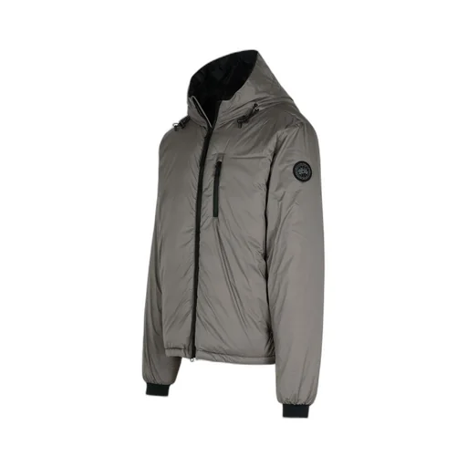 Zip-Up Hooded Down Jacket