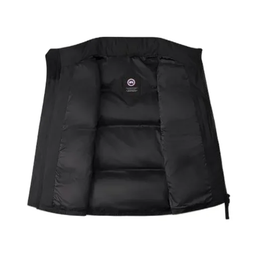 High-Neck Zip-Up Padded Vest