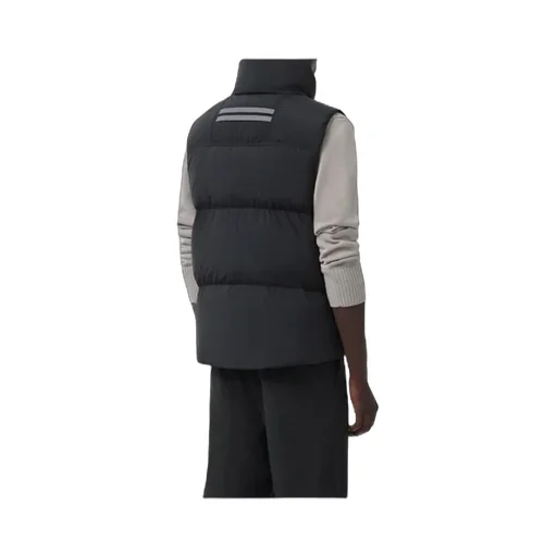 High-Neck Zip-Up Padded Vest