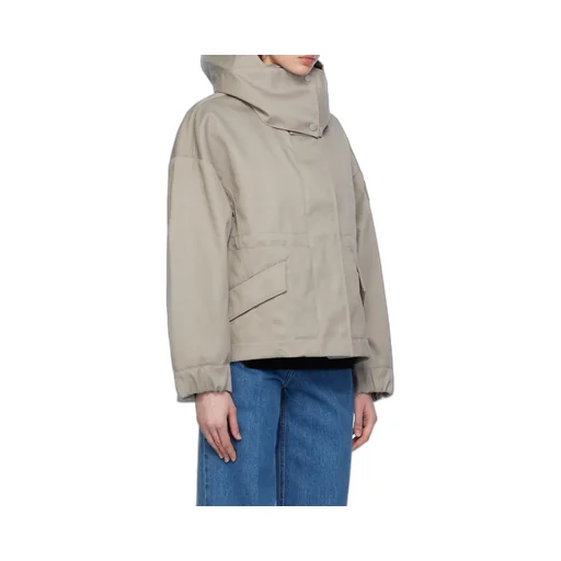 Olivine Zipper Casual Jacket