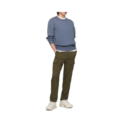 Tapered-Leg Drawstring Trousers