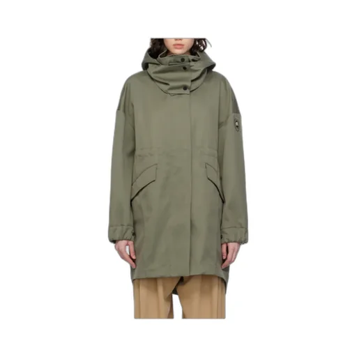 Olivine Long-Sleeved Parker Coat
