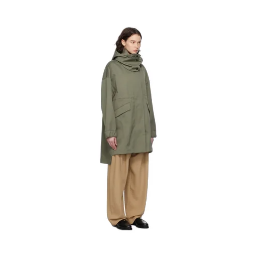 Olivine Long-Sleeved Parker Coat