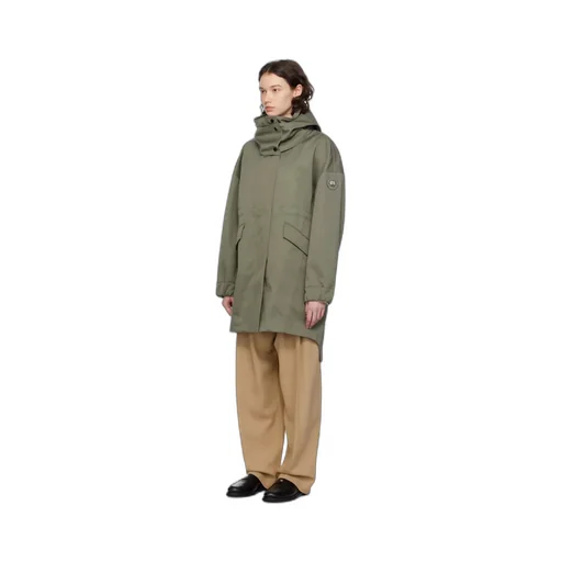 Olivine Long-Sleeved Parker Coat