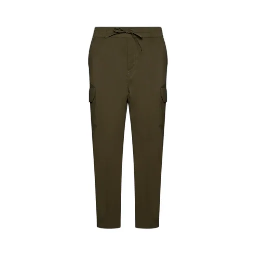Tapered-Leg Drawstring Trousers