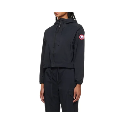 Kaslo Zip-Up Cropped Windbreaker