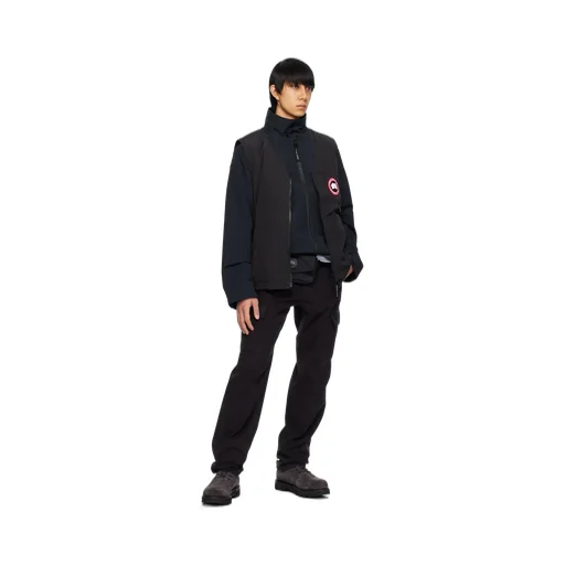 Logo Patch Zipped Vest