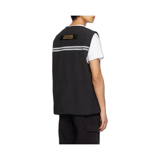 Logo Patch Zipped Vest