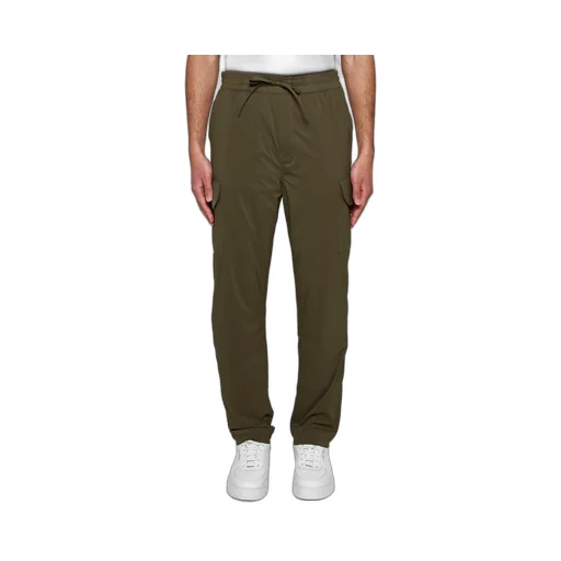 Tapered-Leg Drawstring Trousers