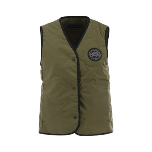 Logo Patch Padded Vest