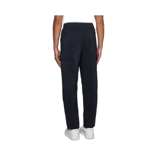 Logo Patch Drawstring Cargo Trousers