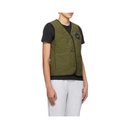 Logo Patch Padded Vest