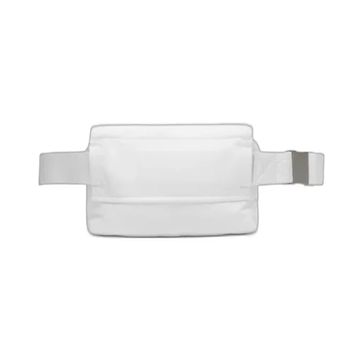 Logo-Patch Foldover Top Belt Bag