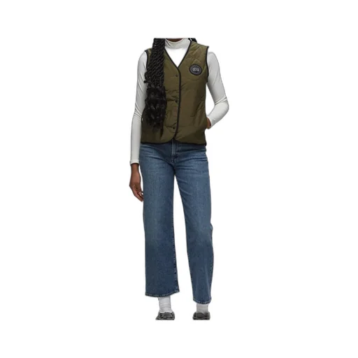 Logo Patch Padded Vest