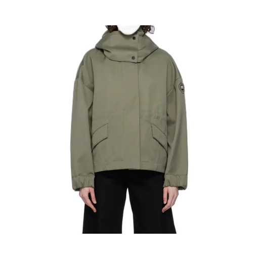 Concealed Fastened Hooded Jacket