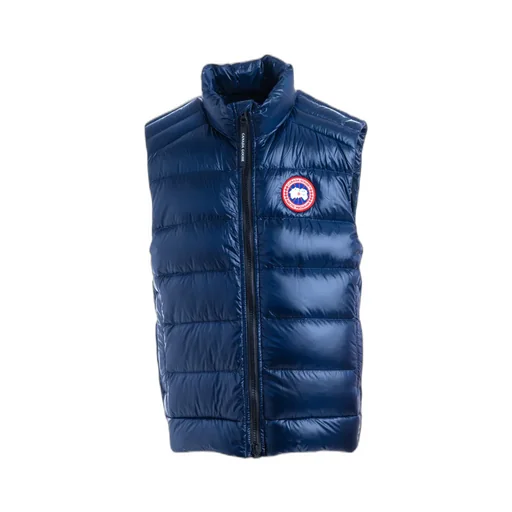Zipped Logo Patch Down Gilet