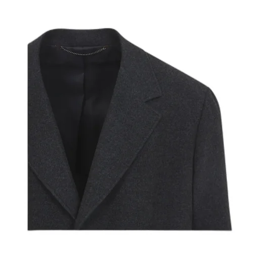 Wool Single-Breasted Coat