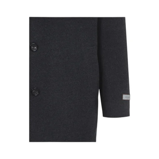 Wool Single-Breasted Coat