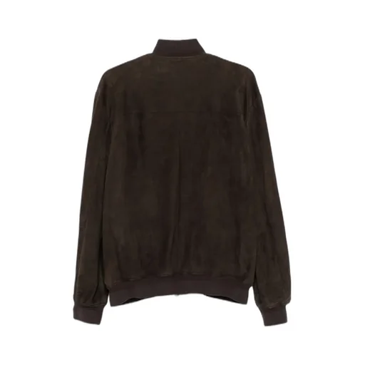 Suede Bomber Jacket