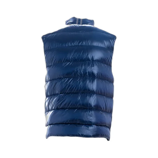 Zipped Logo Patch Down Gilet