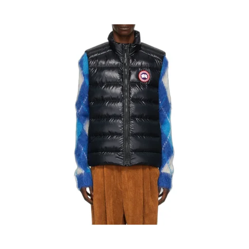 Crofton Zipped Logo Patch Down Gilet