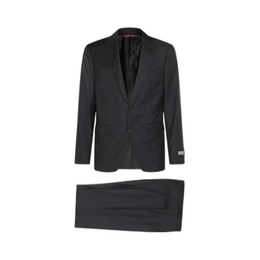 Pinstripe Wool Suit