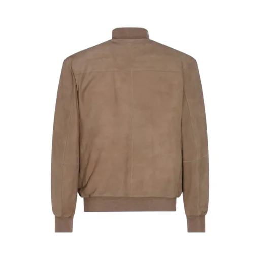 Zip-Up Suede Jacket