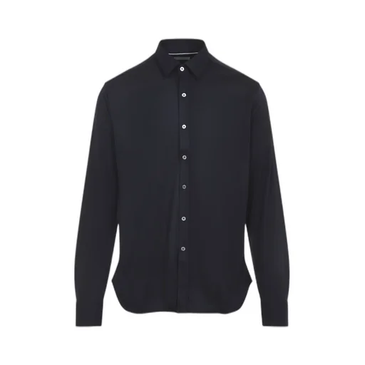Long-Sleeve Button-Fastening Shirt
