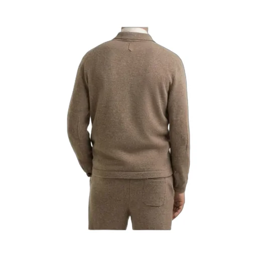 Buttoned Patch-Pocket Cardigan